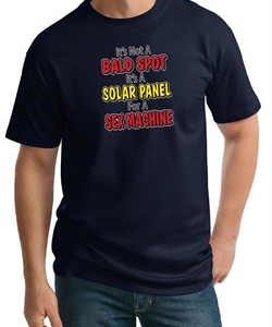 Mens Funny Shirt Not a Bald Spot Tall Tee T-Shirt