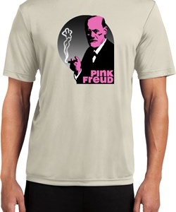 Mens Funny Shirt Pink Freud Moisture Wicking Tee T-Shirt