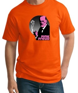 Mens Funny Shirt Pink Freud Tall Tee T-Shirt