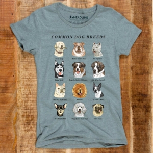 Common Dog Breeds Women's Cotton/Poly T-Shirt