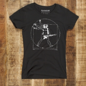 Da Vinci Rock Man Women's 100% Cotton T-Shirt