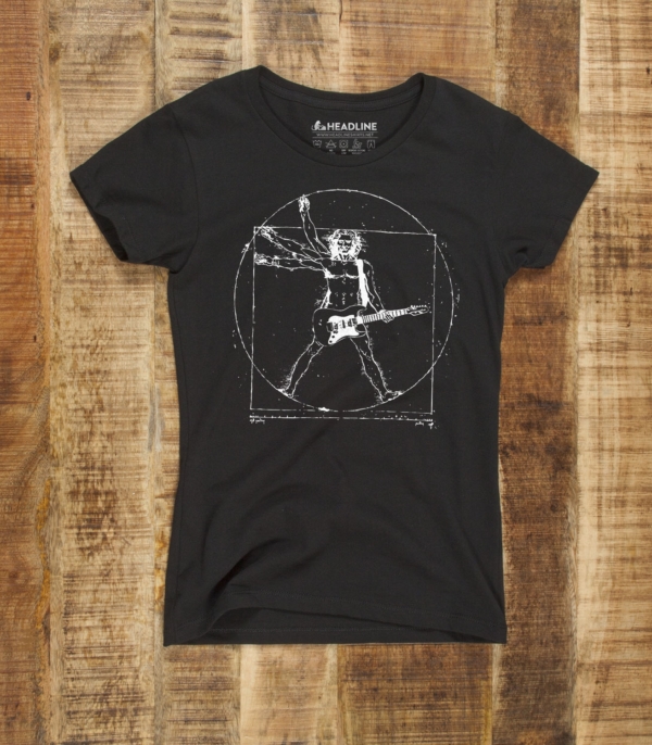 Da Vinci Rock Man Women's 100% Cotton T-Shirt
