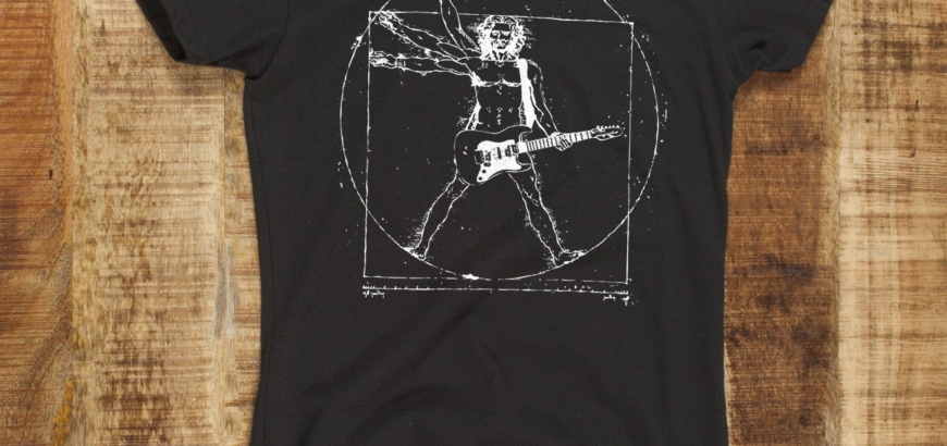 Da Vinci Rock Man Women's 100% Cotton T-Shirt