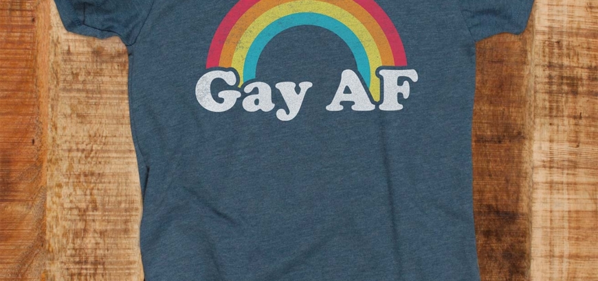 Gay AF Women's Cotton/Poly T-Shirt