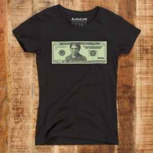 Harriet Tubman $20 Bill Women's 100% Cotton T-Shirt