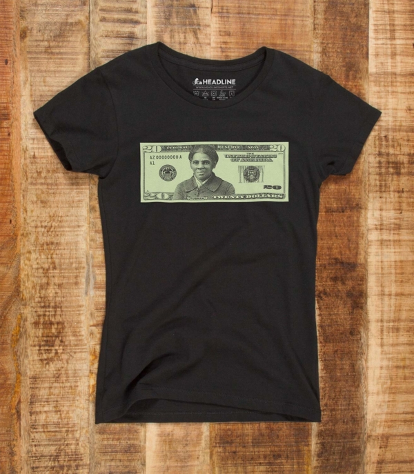 Harriet Tubman $20 Bill Women's 100% Cotton T-Shirt