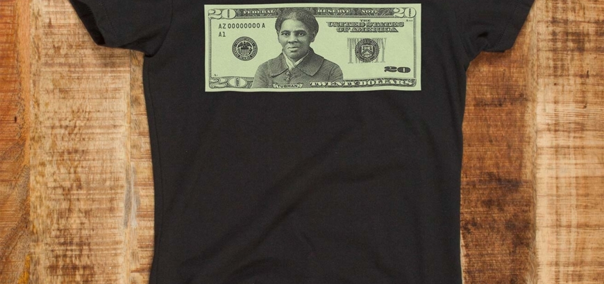 Harriet Tubman $20 Bill Women's 100% Cotton T-Shirt