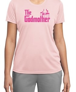 Ladies Funny Shirt The Godmother Moisture Wicking Tee T-Shirt