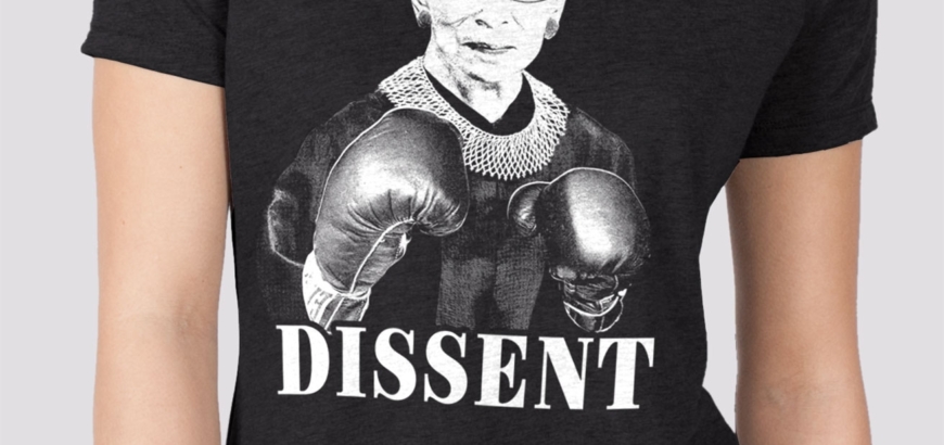 RBG Boxer Women's 100% Cotton T-Shirt