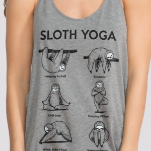 Sloth Yoga Slouchy Tank Women's Tri-Blend Slouchy Tank