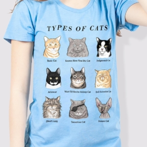 Types of Cats Women's Cotton/Poly T-Shirt