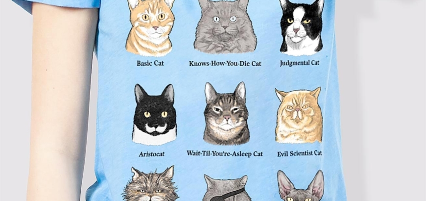 Types of Cats Women's Cotton/Poly T-Shirt