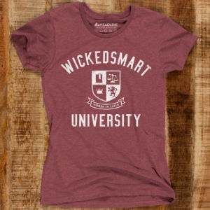 Wickedsmart University Women's Cotton/Poly T-Shirt