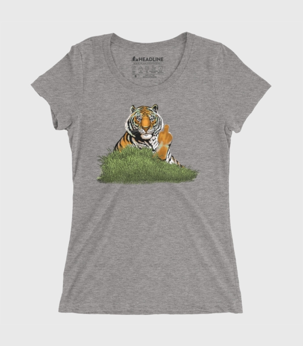 Angry Tiger Women's Cotton/Poly T-Shirt