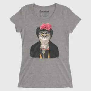Frida Gato Women's Cotton/Poly T-Shirt