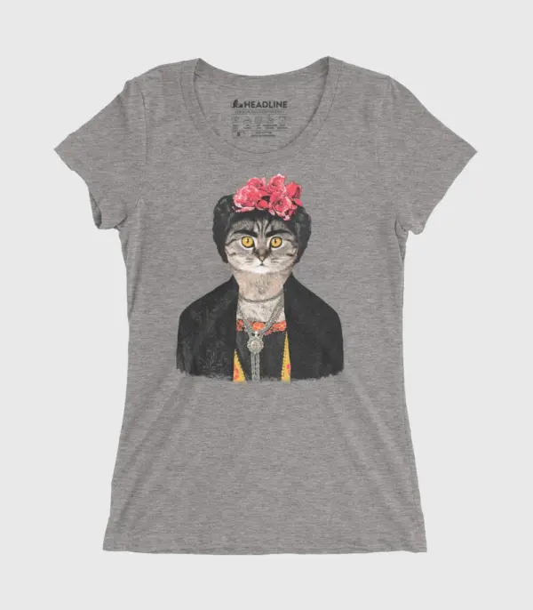 Frida Gato Women's Cotton/Poly T-Shirt