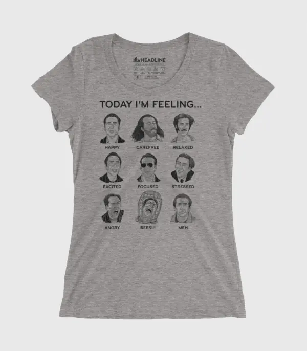 Nicolas Cage Mood Board Women's Cotton/Poly T-Shirt