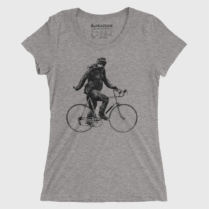 Sasquatch Cyclist Women's Cotton/Poly T-Shirt