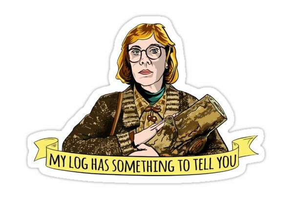 Twin Peaks Log Lady T-shirt Tee, T Shirt, David Lynch Sticker