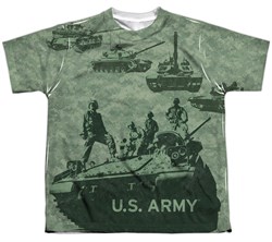 Army Shirt Tank Up Sublimation Youth T-Shirt