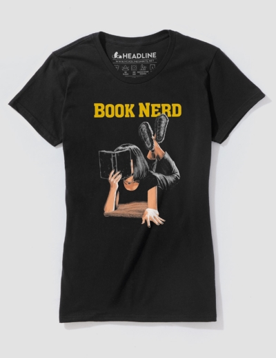 Book Nerd Women's 100% Cotton T-Shirt