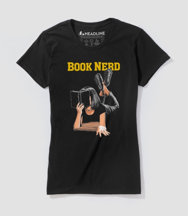 Book Nerd Women's 100% Cotton T-Shirt
