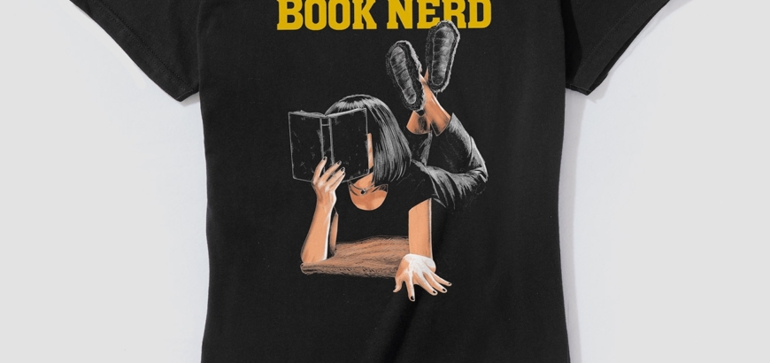 Book Nerd Women's 100% Cotton T-Shirt