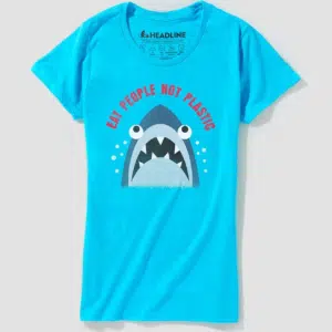 Eat People Not Plastic Women's 100% Cotton T-Shirt
