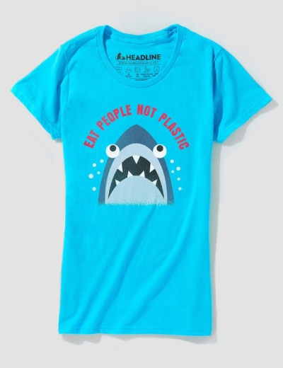 Eat People Not Plastic Women's 100% Cotton T-Shirt