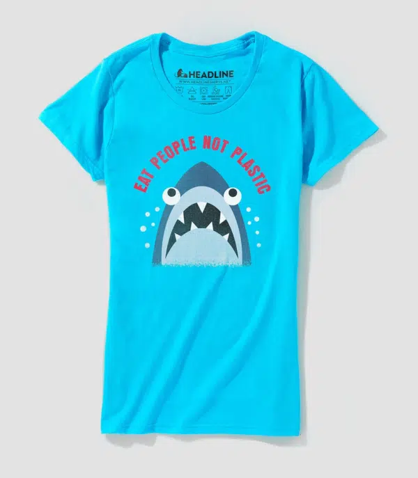 Eat People Not Plastic Women's 100% Cotton T-Shirt