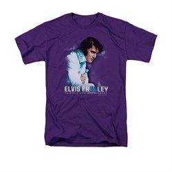 Elvis Presley Shirt 35th Anniversary Purple T-Shirt
