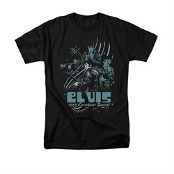 Elvis Presley Shirt 68 Leather Charcoal T-Shirt