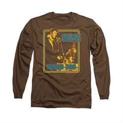 Elvis Presley Shirt Cryin All The Time Long Sleeve Brown Tee T-Shirt