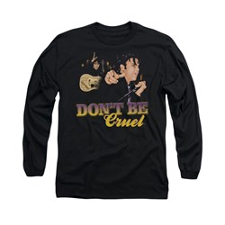 Elvis Presley Shirt Don't Be Cruel Long Sleeve Black Tee T-Shirt