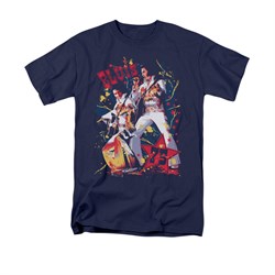 Elvis Presley Shirt Eagle Navy T-Shirt