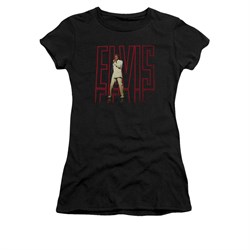 Elvis Presley Shirt Juniors 68 Album Black T-Shirt