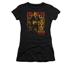 Elvis Presley Shirt Juniors Comeback Spotlight Black T-Shirt