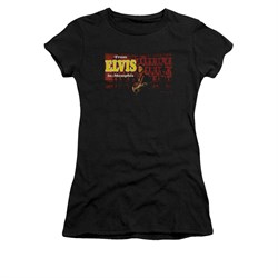 Elvis Presley Shirt Juniors From Memphis Black T-Shirt