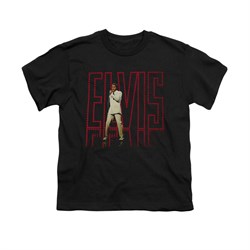 Elvis Presley Shirt Kids 68 Album Black T-Shirt