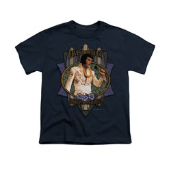 Elvis Presley Shirt Kids Aloha From Hawaii Navy T-Shirt