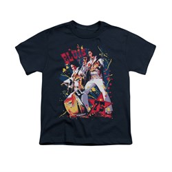 Elvis Presley Shirt Kids Eagle Navy T-Shirt