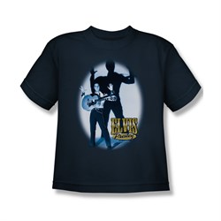 Elvis Presley Shirt Kids Hands Up Navy T-Shirt