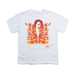 Elvis Presley Shirt Kids Latest Flame White T-Shirt