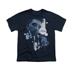 Elvis Presley Shirt Kids Play That Guitar Navy T-Shirt