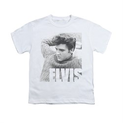 Elvis Presley Shirt Kids Relaxing Sweater White T-Shirt