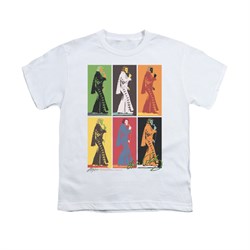 Elvis Presley Shirt Kids Retro Boxes White T-Shirt