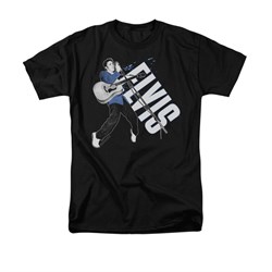 Elvis Presley Shirt On His Toes Black T-Shirt