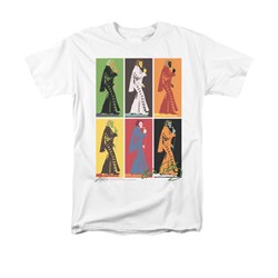 Elvis Presley Shirt Retro Boxes White T-Shirt