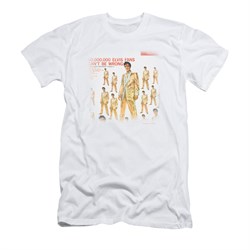 Elvis Presley Shirt Slim Fit 50 Million White T-Shirt