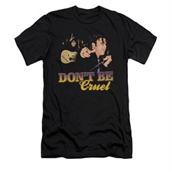 Elvis Presley Shirt Slim Fit Don't Be Cruel Black T-Shirt